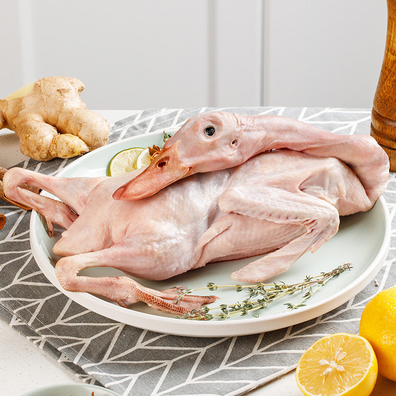 买1送1华英鸭子麻鸭950g散养老鸭新鲜冷冻土鸭整只鸭货生鲜