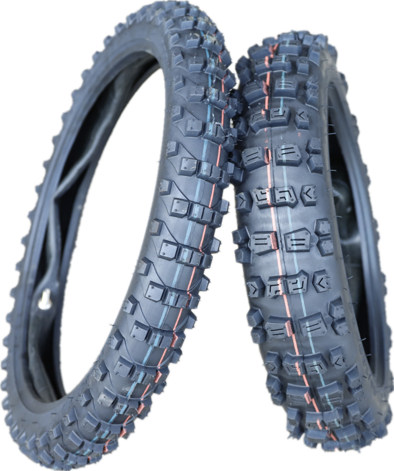 川崎阿波罗大越越野车电动车轮胎充气气胎外胎100-17摩托车轮胎