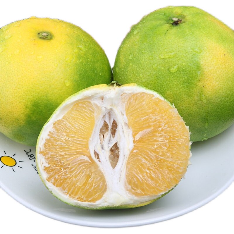 爆汁台湾青葡萄柚带箱10斤青媛•甜柚水果柚子台湾纯新鲜葡萄青柚-m