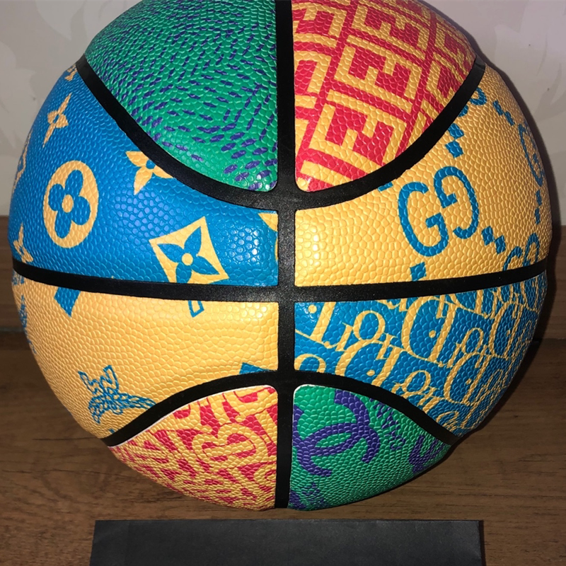 chinatownmarketsmileydesigner联名限量款撞色新款专业篮球篮球