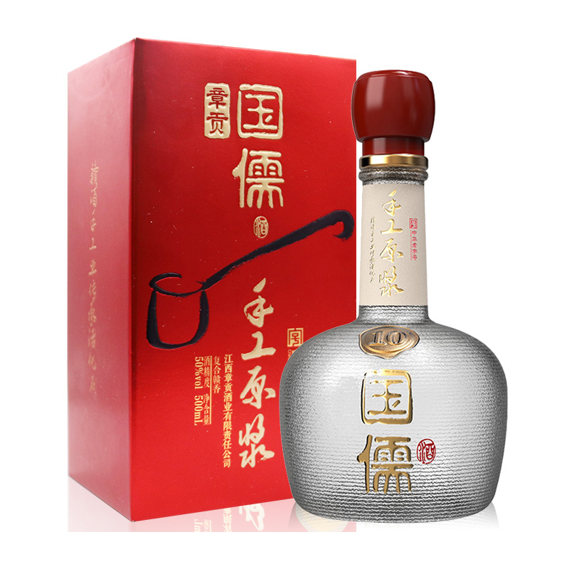 50度江西酒馥粮食特产白酒国儒王江西章贡500ml白酒