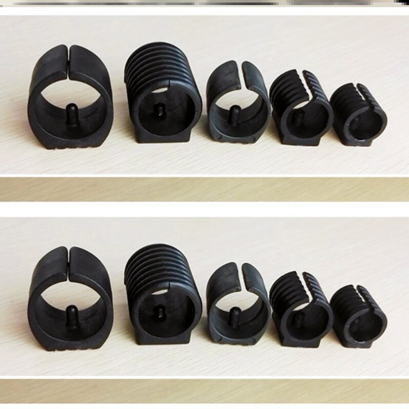 桌脚透明卡扣防磨办公椅套管环形管脚脚垫塑料管桌椅脚套