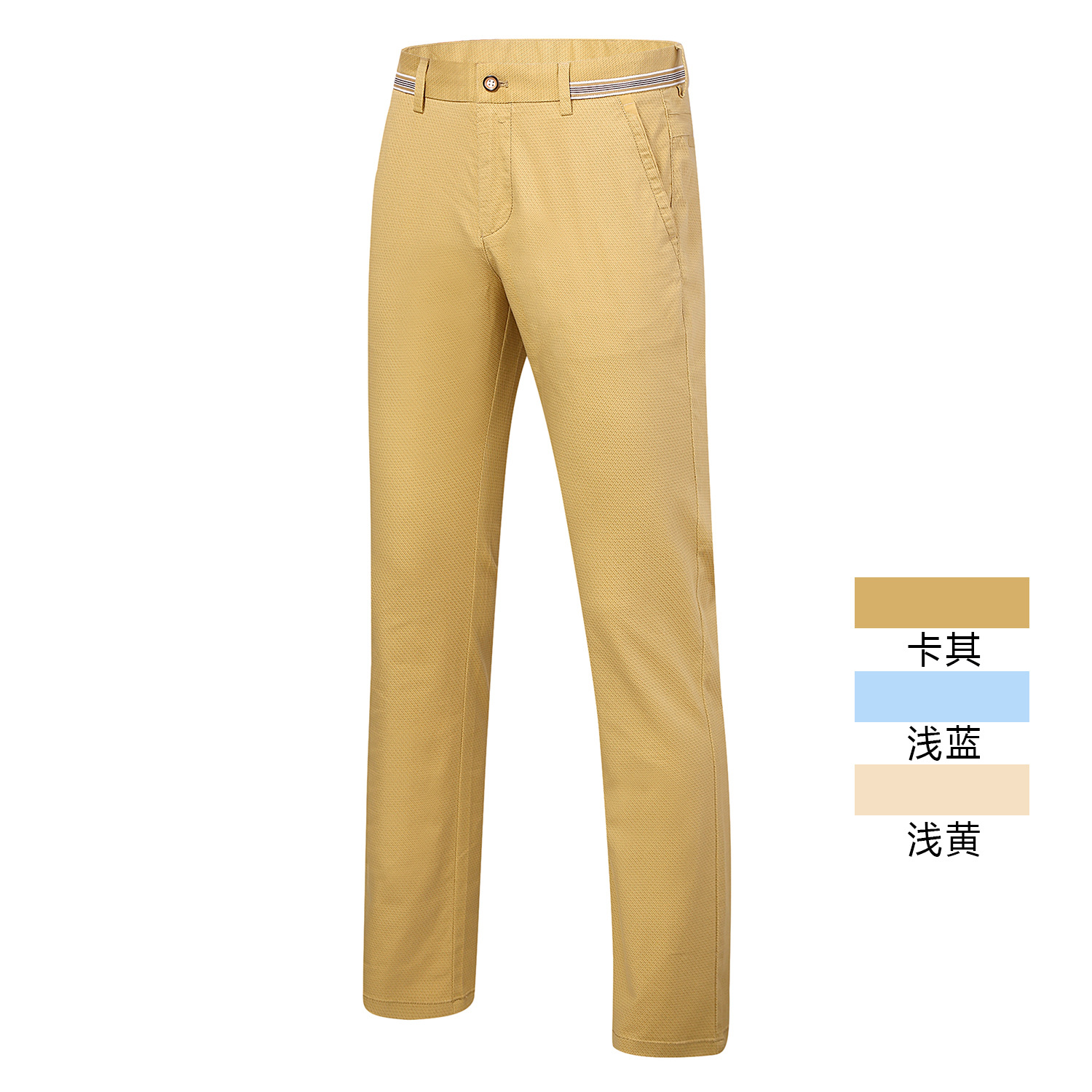 断码特价！剪标男装尾货！男士纯棉卡其水洗微弹力休闲裤子K2K601