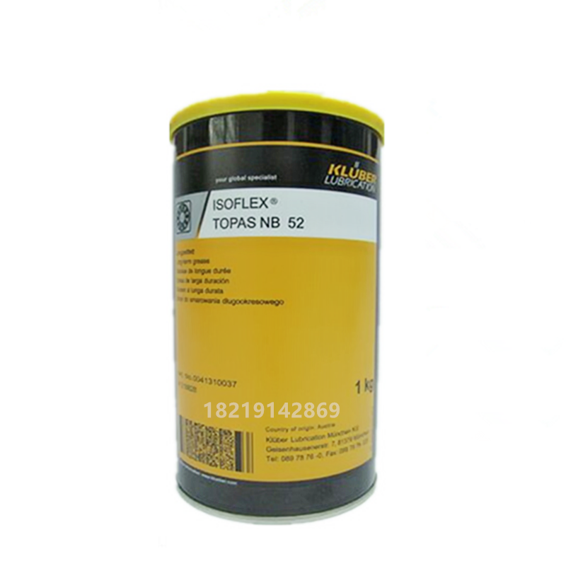 克鲁勃润滑脂nb52/nbu15/12/8ep/l32n/nca/gb00/高温耐磨黄油硅基