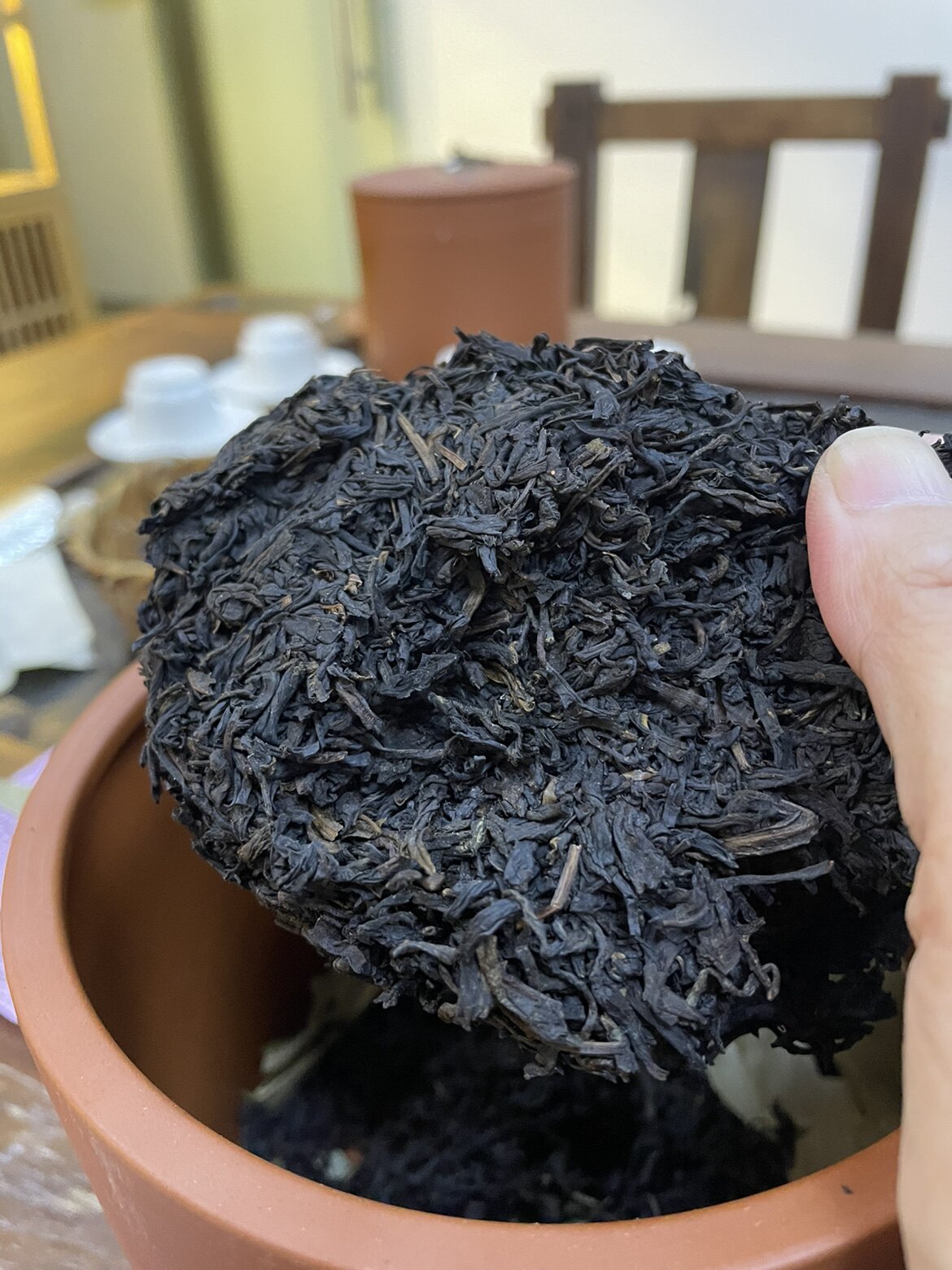 祁门安茶 黑茶 老六安茶 2014年特贡 8年陈化老茶 孙义顺安茶 - 爱购
