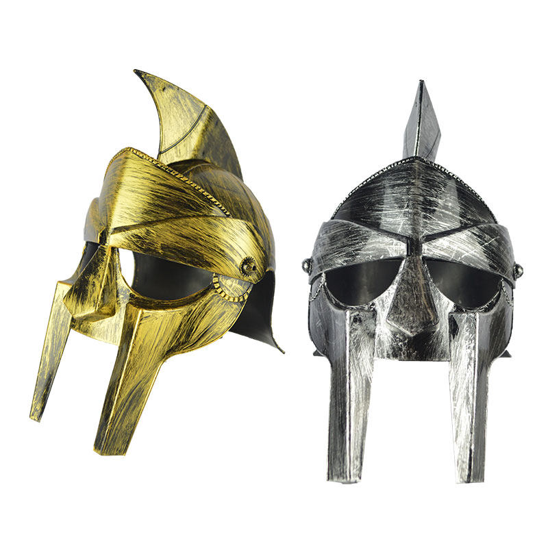 斯巴达勇士战盔cos表演道具罗马骑士武士头盔维京聚会装饰帽子