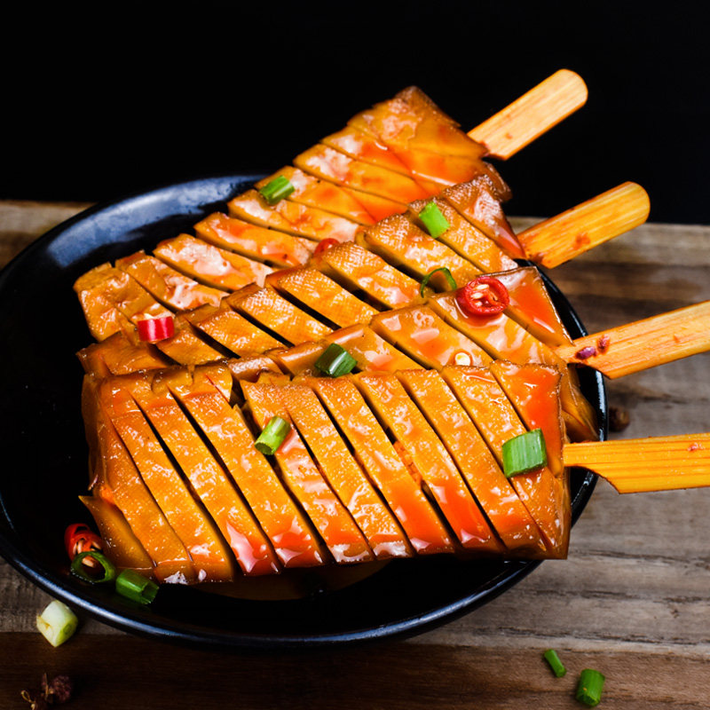 豆腐串豆干小零食卤辣味豆制品散装香辣小吃小包装香菇武冈豆腐干