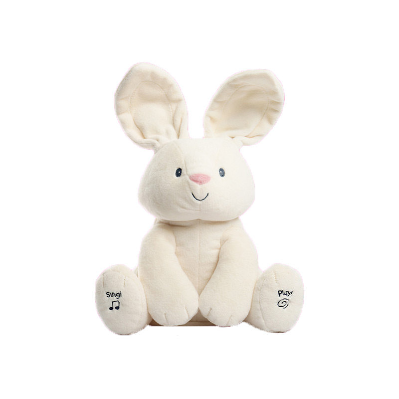 美国babygund 害羞菲比小兔子躲猫猫 儿童安抚玩具 毛绒公仔包邮