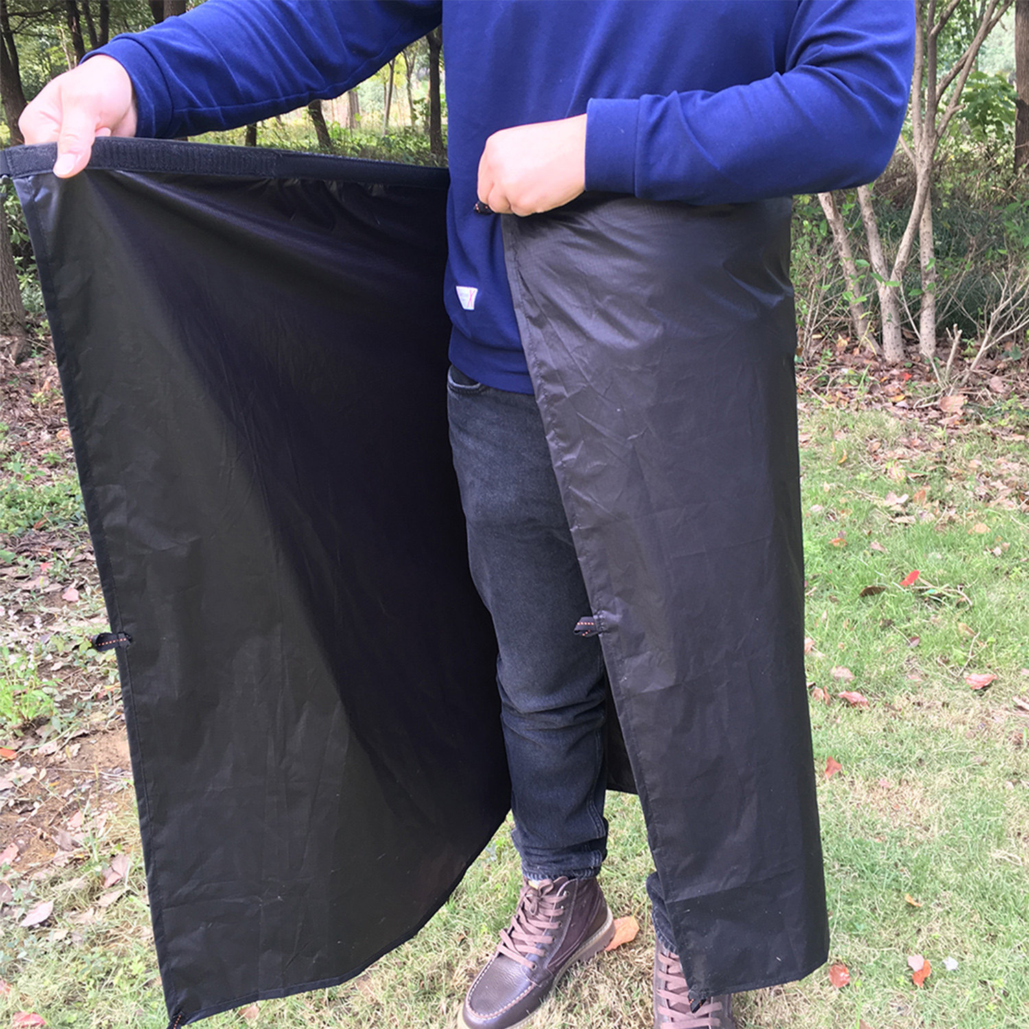 户外防水防脏雪裙围裙雨衣登山穿越露水半身雨衣