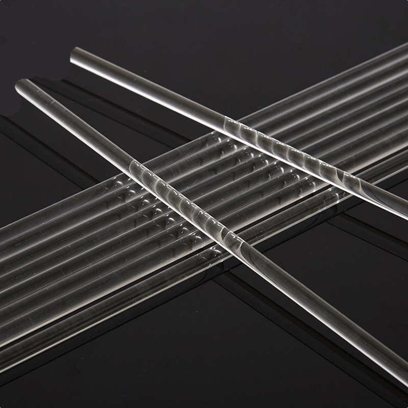 玻璃搅拌棒粗细细圆实心实验室玻棒20cm30cm手工玻璃棒