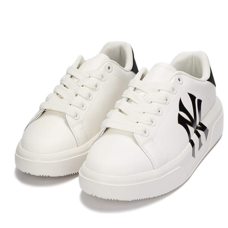 mlb新款大标logo印花厚底增高高低小白鞋板鞋运动休闲鞋