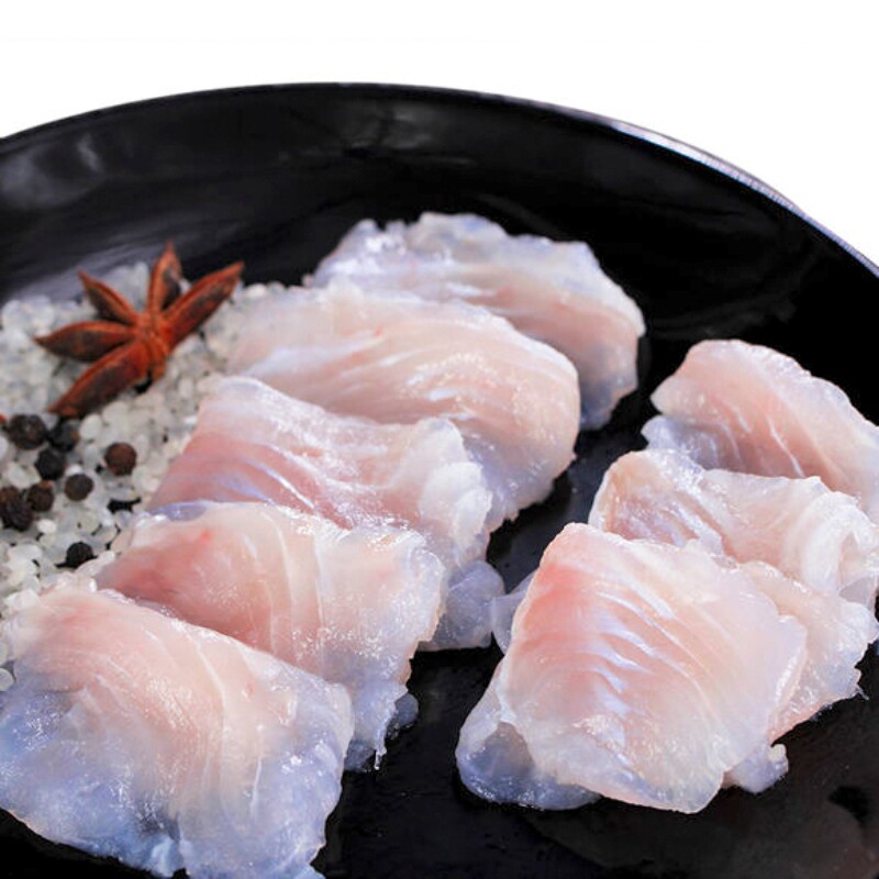 鱼片百香顺免浆巴沙鱼切片冷冻海鲜半成品无刺巴沙鱼