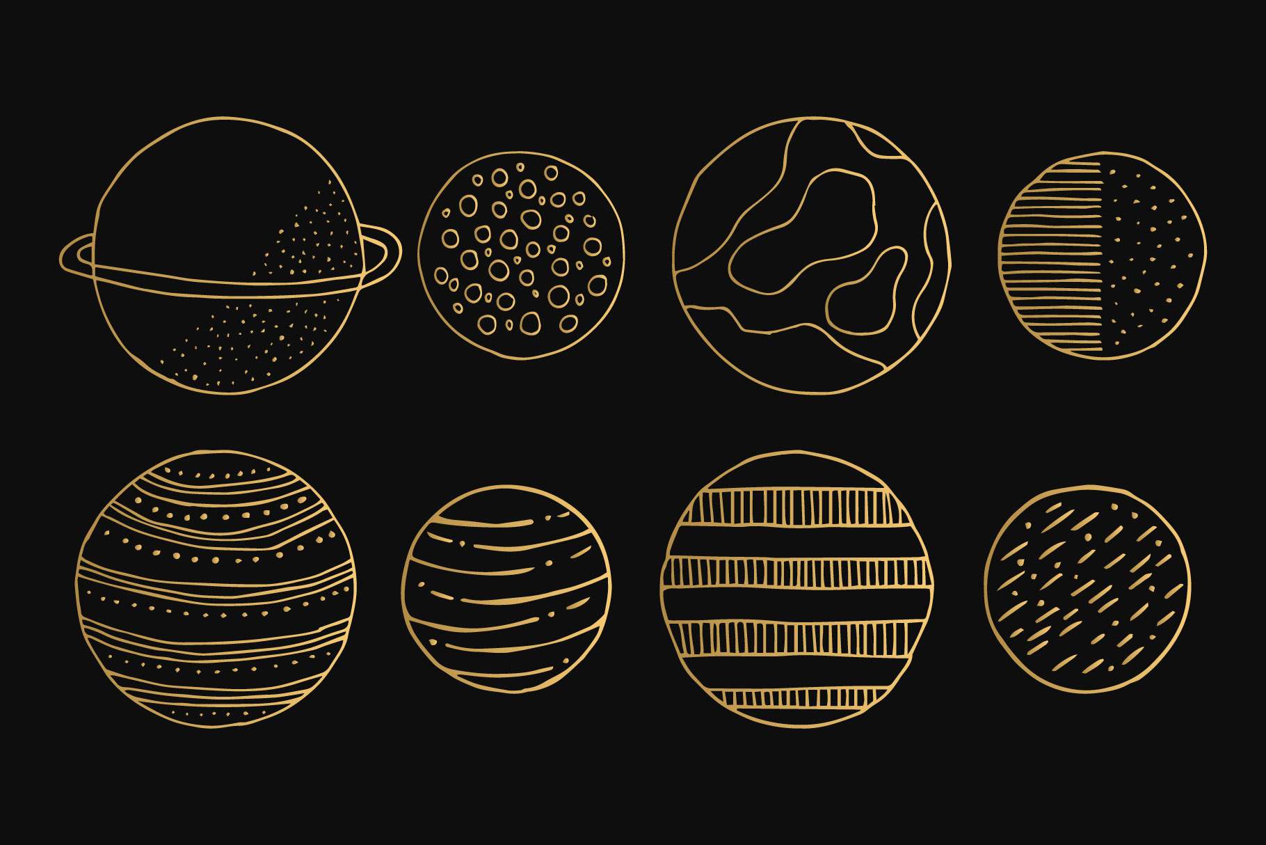创意时尚抽象星空星系宇宙星座装饰画PNG免抠AI矢量元素设计素材 - 图2