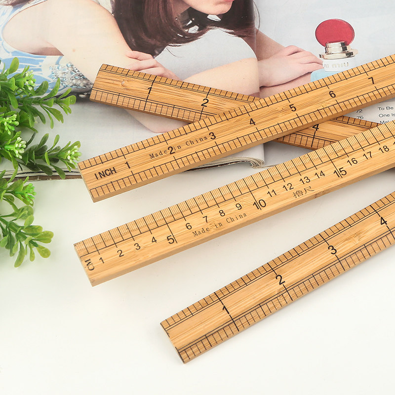 裁缝市尺尺子量衣尺米尺尺量30cm一米竹尺一尺尺子