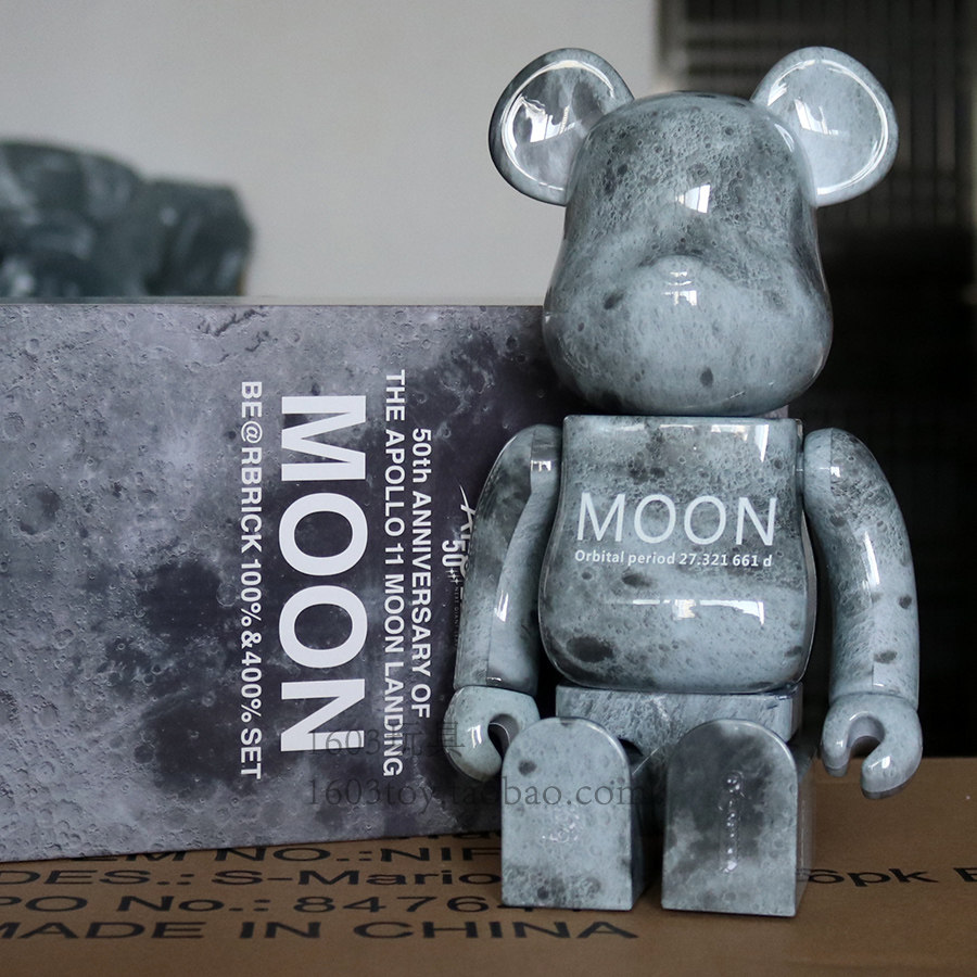 bearbrick暴力熊积木熊盲盒月球火星阿波罗公仔可动手办潮玩盲盒