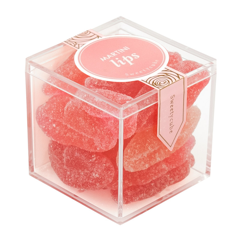 sweetycube马天尼红唇软糖接吻香体表白糖果礼盒少女心高颜值礼物