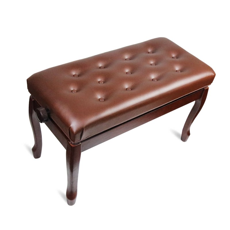 液压双人钢琴凳自动升降可带书箱实木烤漆成人儿童通用电钢琴椅子