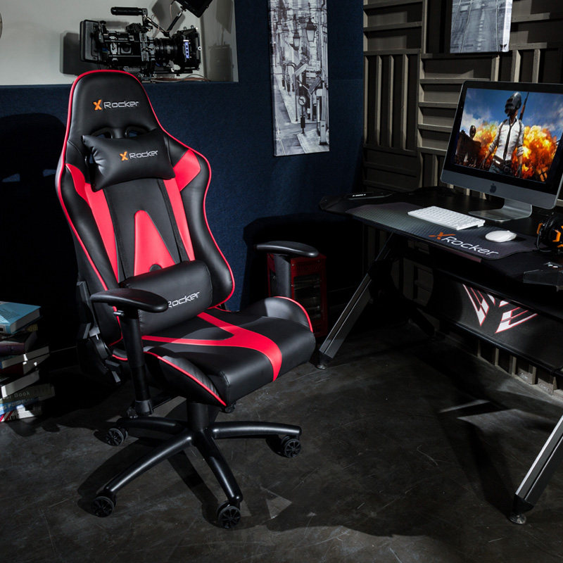 xrocker电竞椅游戏椅家用可平躺转椅人体工学办公椅主播电脑椅子