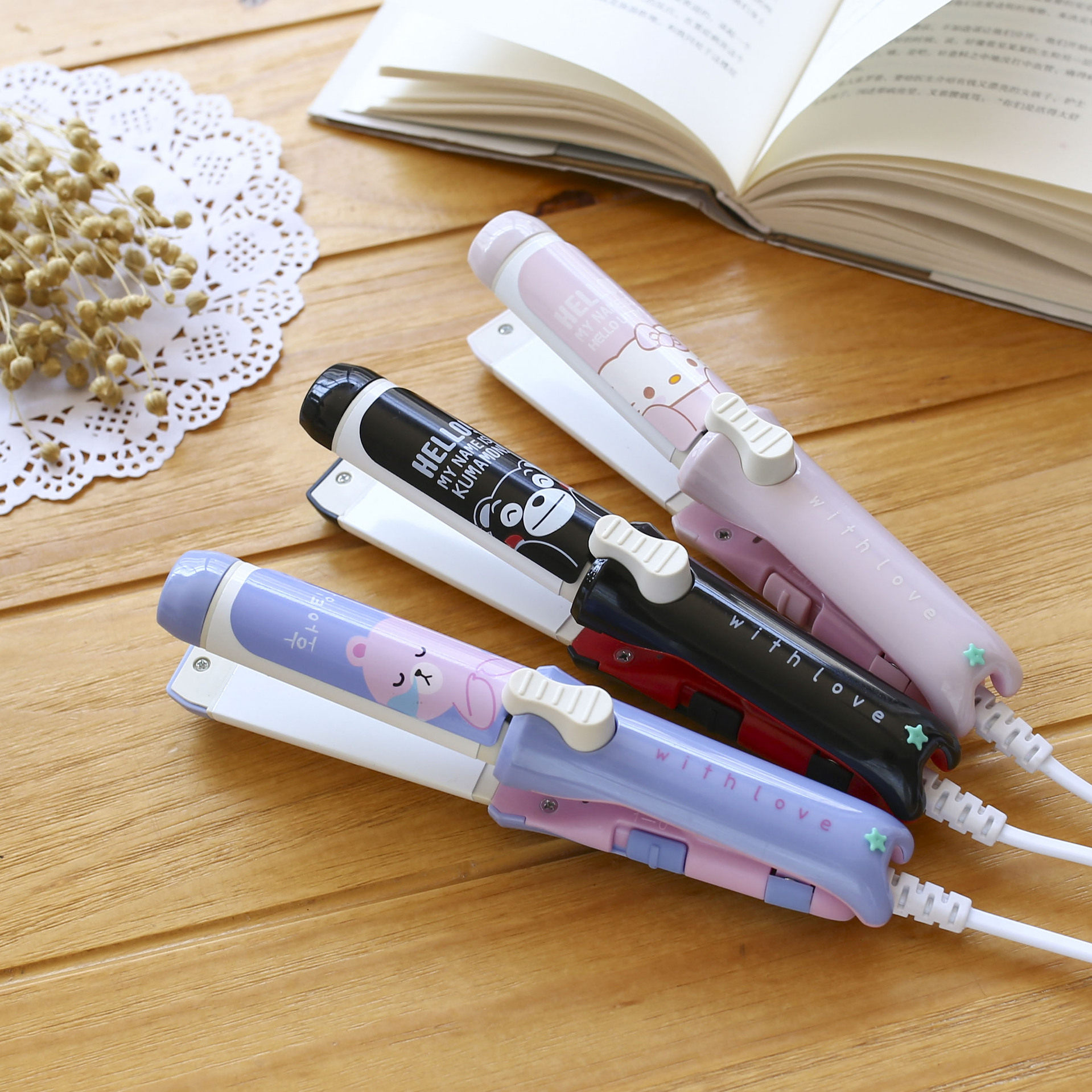 迷你小夹板两用卷发棒不伤发便携小功率宿舍拉直板夹刘海卷发神器