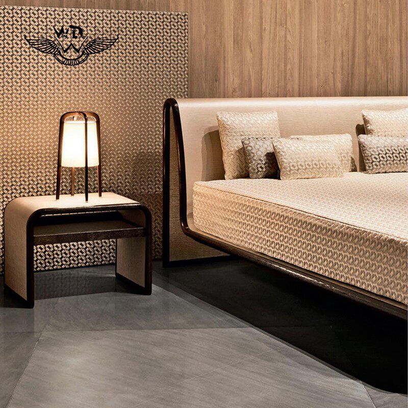 rafamariner高端定制意大利经典家具阿玛尼armani卧室布艺软包床