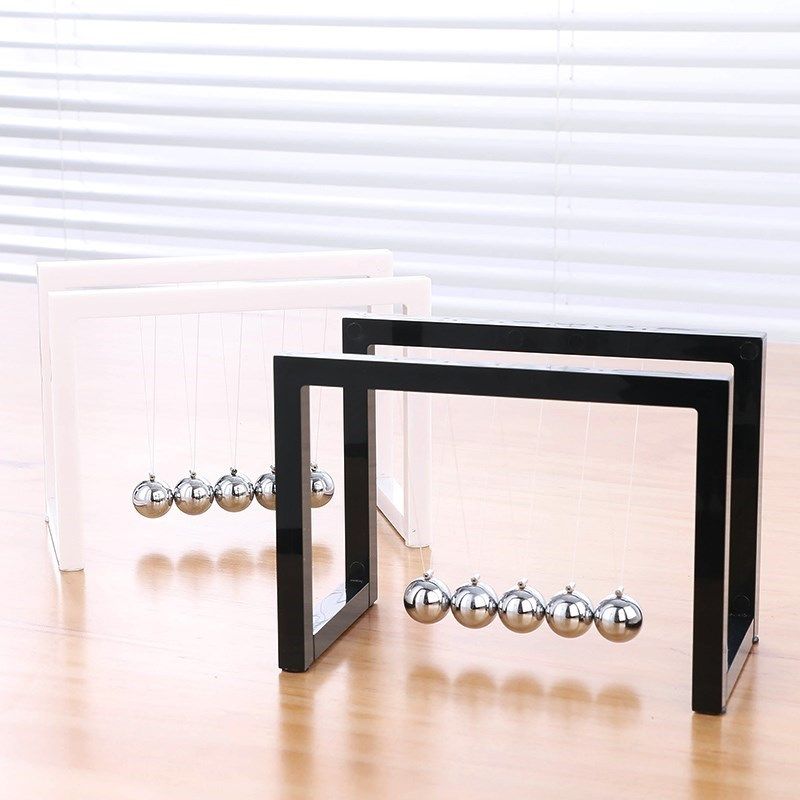 礼物摆球碰碰球单摆摆件永动金属教具量能撞球守恒动仪装饰