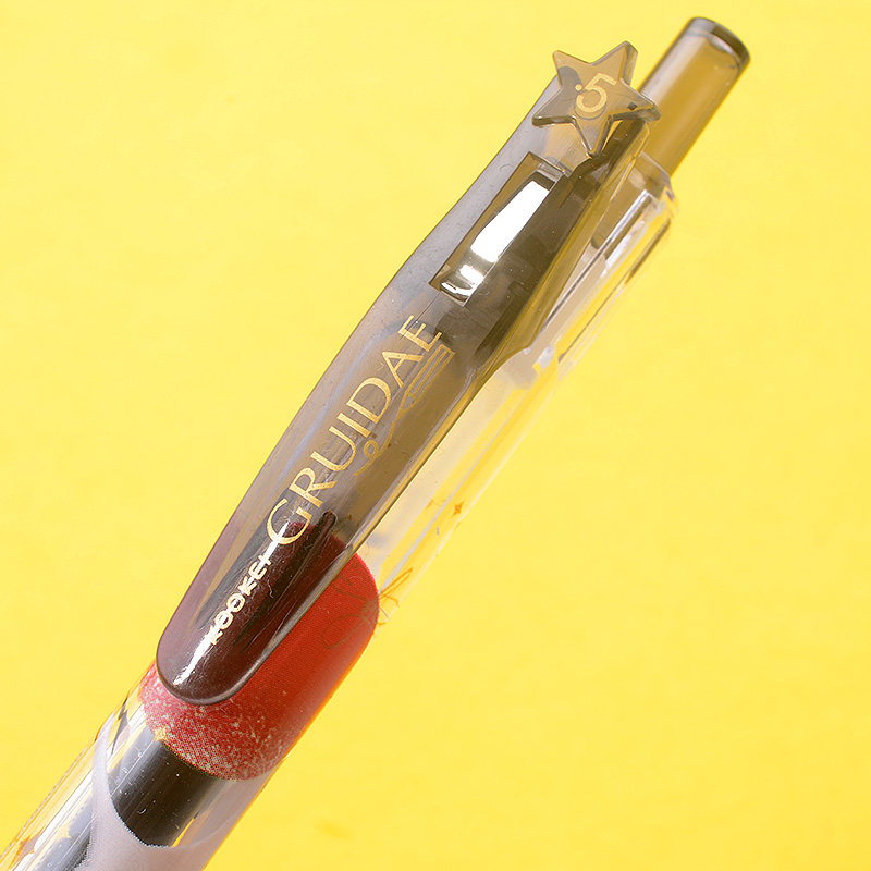 kookei仙鹤限定按动中性笔黑色速干3支套装高颜值中性笔