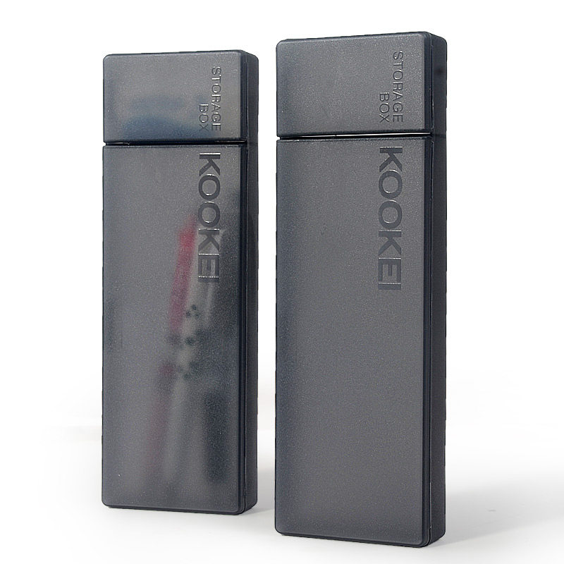 kookei透明收纳铅笔盒创艺原创复古简约文具盒pencil文具盒
