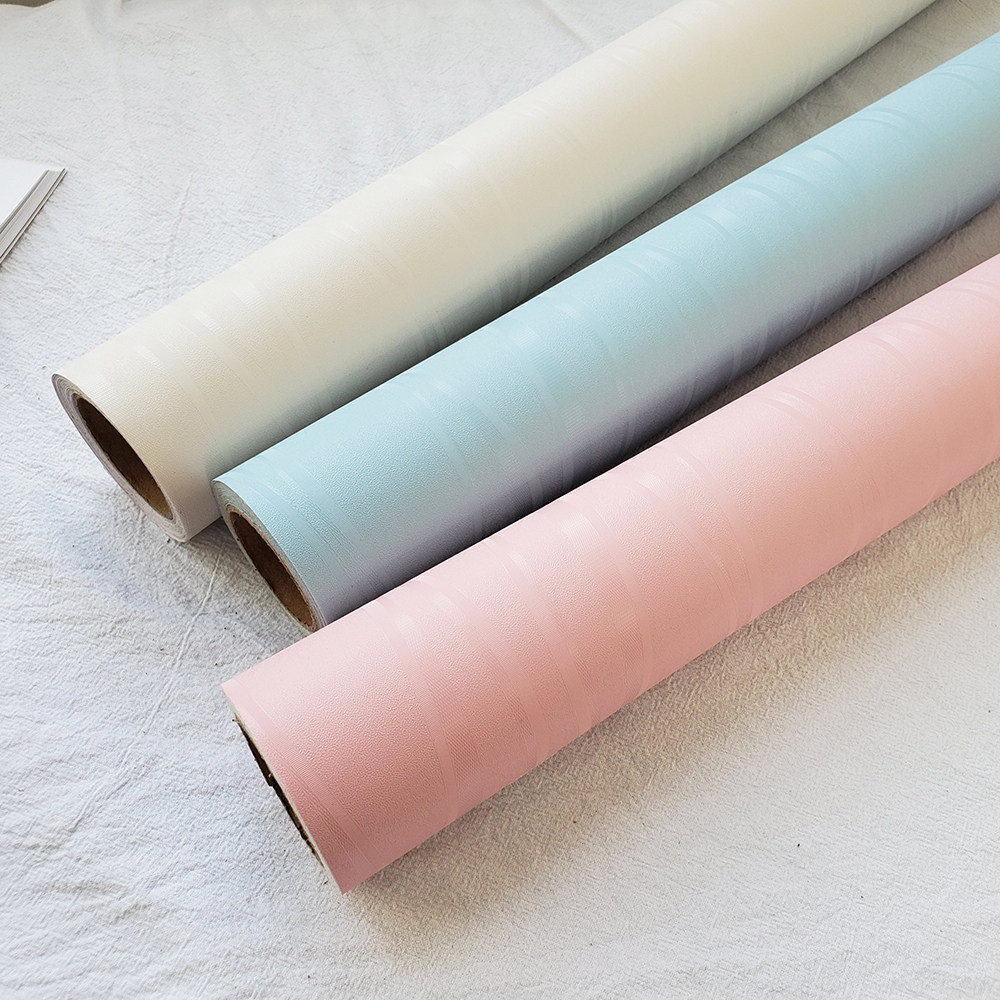 北欧条纹墙纸自粘卧室温水防潮3d立体壁纸翻新宿舍装饰背景墙贴纸