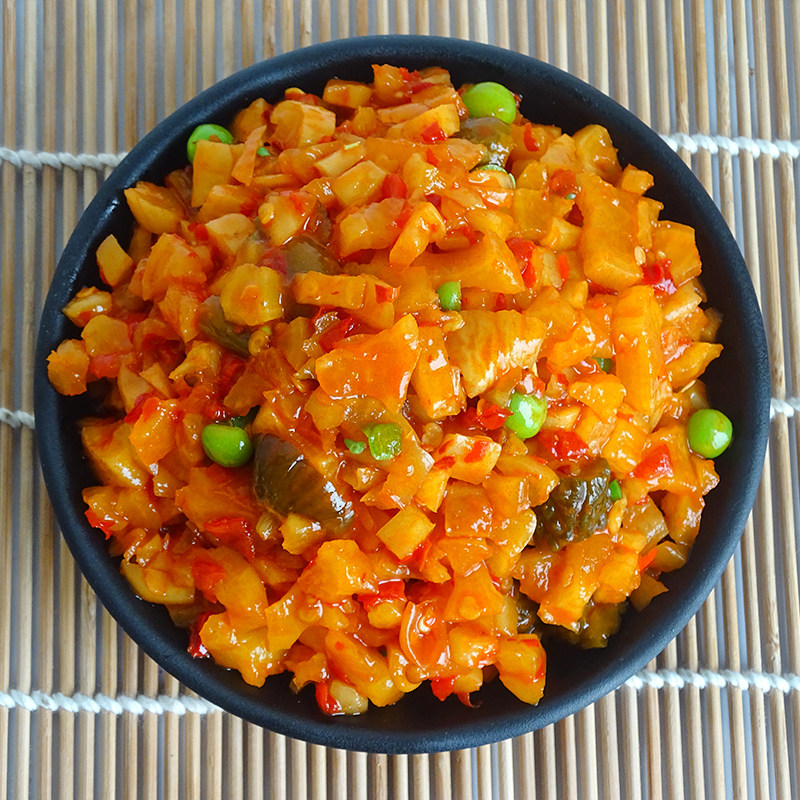 永超酱菜红油三鲜10斤带箱早餐菜酱萝卜丁散装脆萝卜下饭咸菜