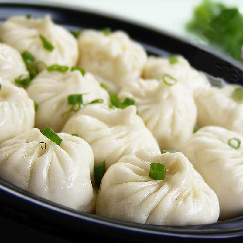 小笼包蒸煎包生煎包猪肉青菜半成品家庭商用小包包子包点