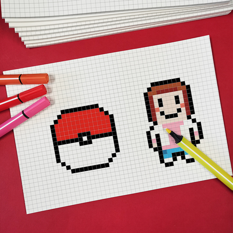 网格草稿方格格纸格子绘图加厚专用神器考研文稿纸