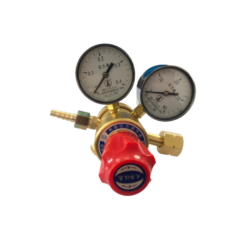 天然气减压器小号全铜wyqys1减压阀减压cng调压器双级压力表