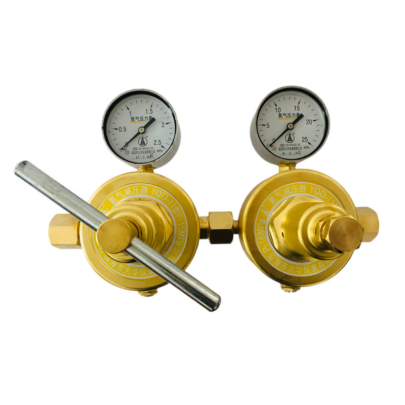 氮气减压器yqd11双级管路型减压阀全铜减压25x25mpa调压器其他阀门