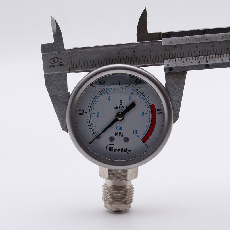 水压自来水压力表家用检测测试仪2分4分耐震净水器压力表