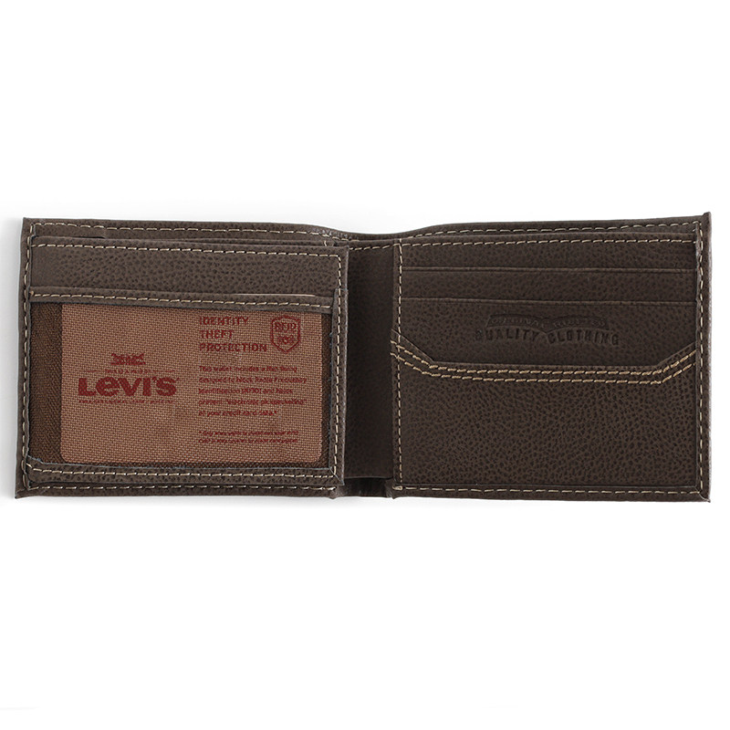 美国levis李维斯做旧短款钱包礼盒盒装潮牌时尚简约钱包