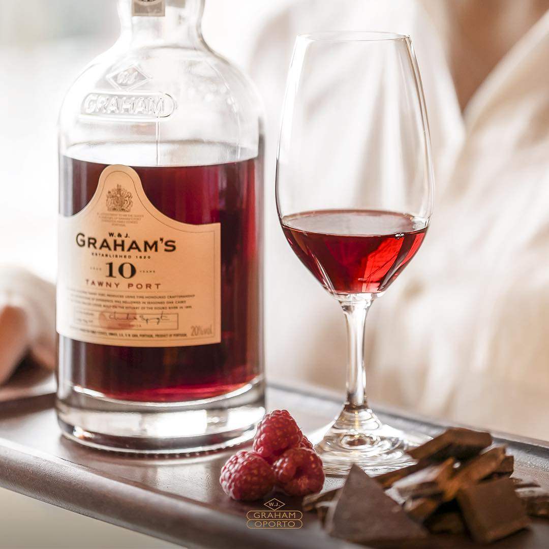 格兰姆十年茶色波特酒甜型葡萄酒grahamyearstawnyport加强葡萄酒