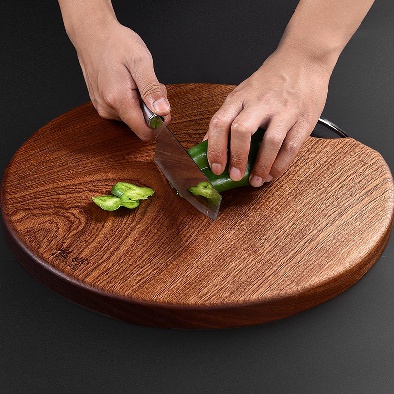 圆形菜板家用抗菌防霉实木整木长方形砧板红木砧板