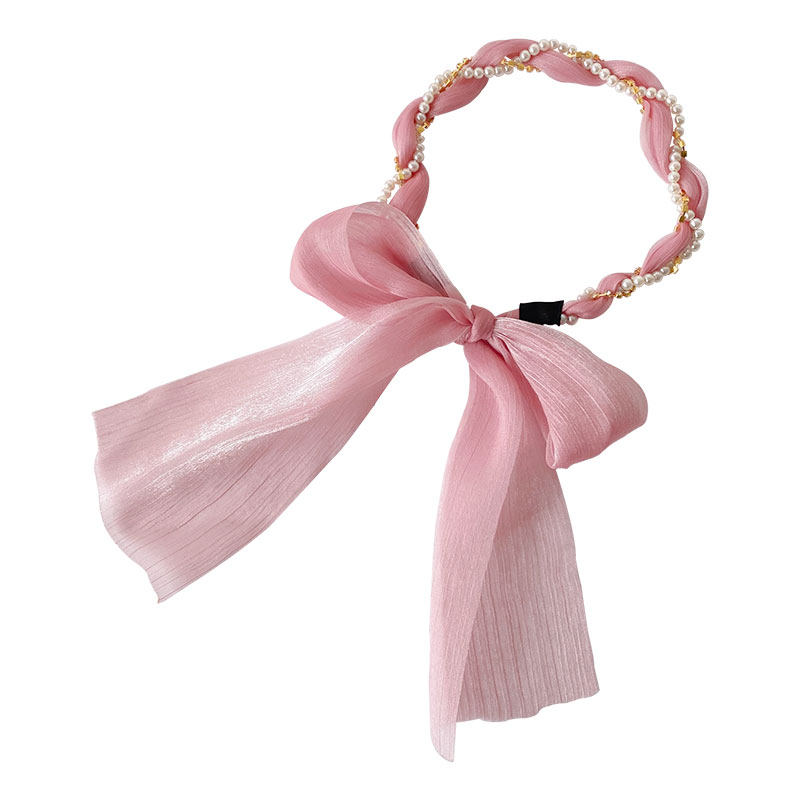 2021新款网红红发带女夏季薄款法式飘带发箍女发饰