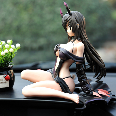 性感二次元美少女成人汽车摆件动漫手办车载中控台创意车内装饰品