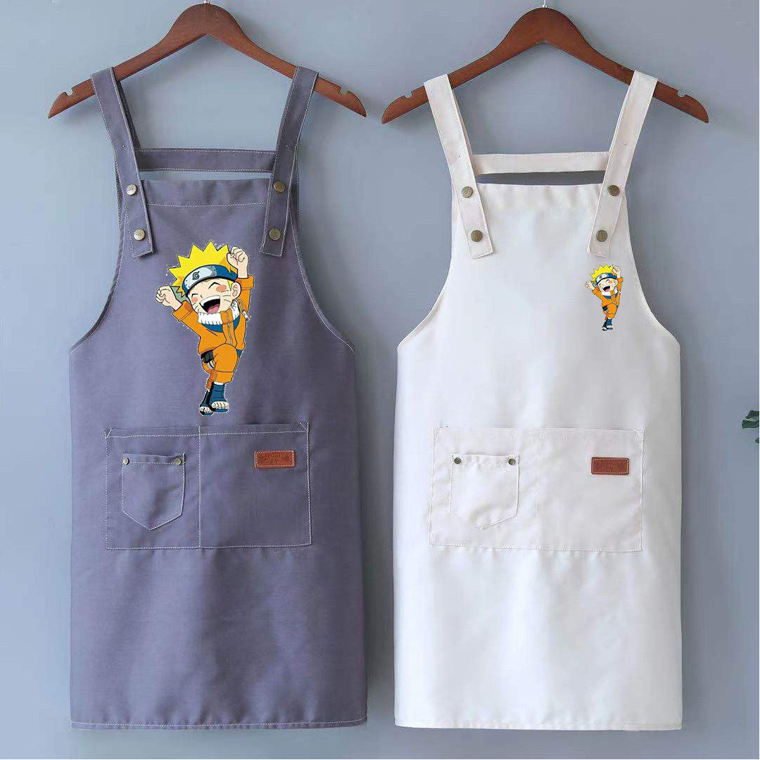 帆布围裙耐磨2021款夏季网红订做logo小清新时尚围裙