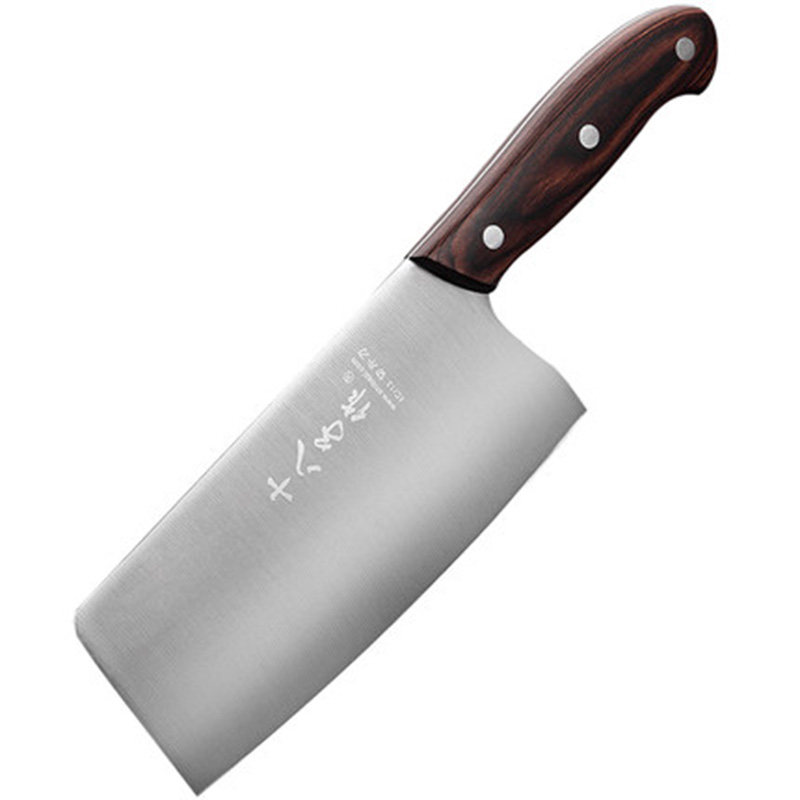 阳江十八子菜刀旗舰小型轻便家用女士轻巧切片十八子作菜刀