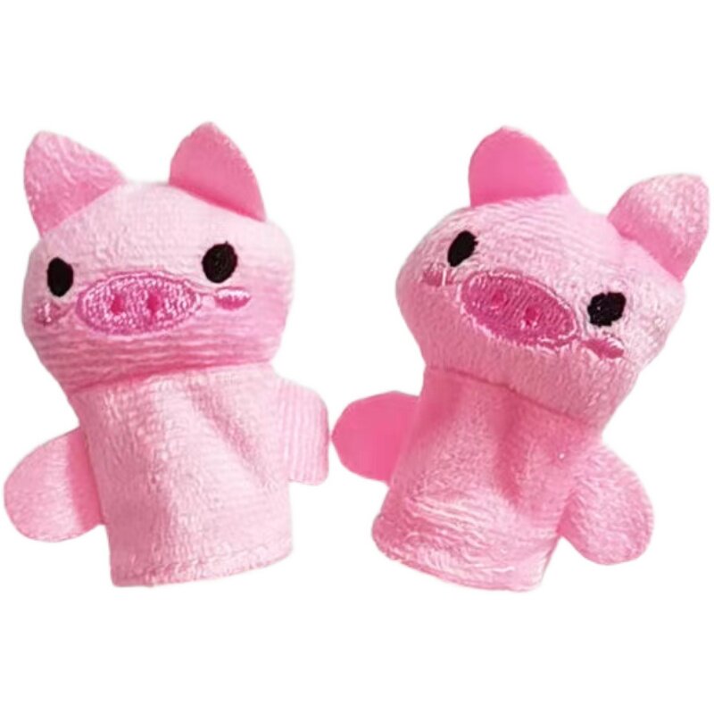 讲故事手偶指threelittlepigs幼儿园小学绘本表演道具毛绒布艺类玩具