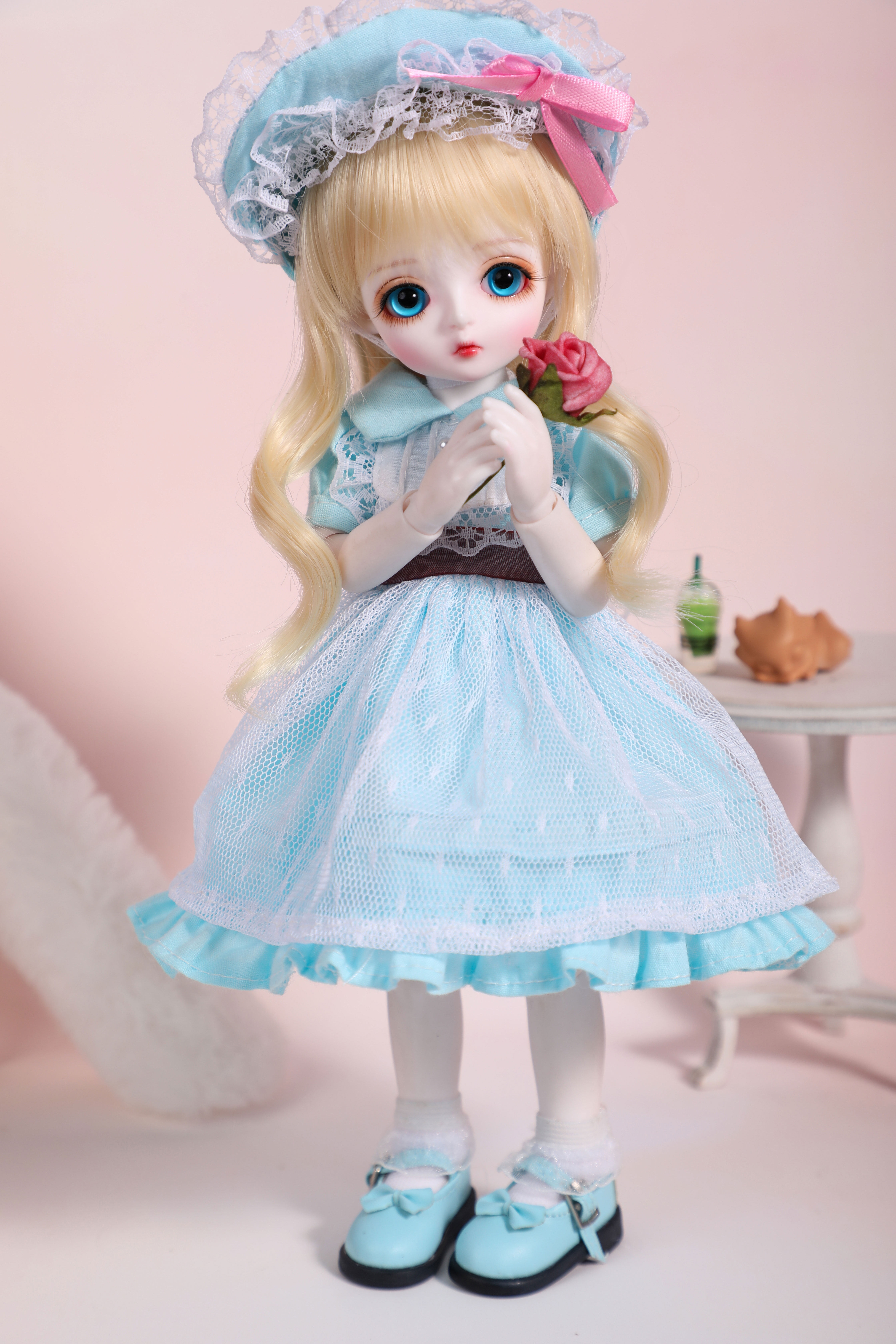 娃娃套装送妆bjdsdmiu6分女娃bjd娃娃