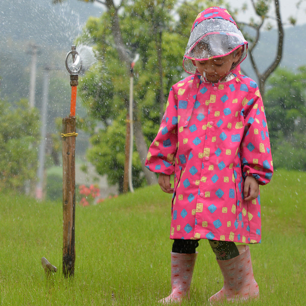 雨衣儿童宝宝女童幼儿园雨鞋套装小学生小童小孩雨披