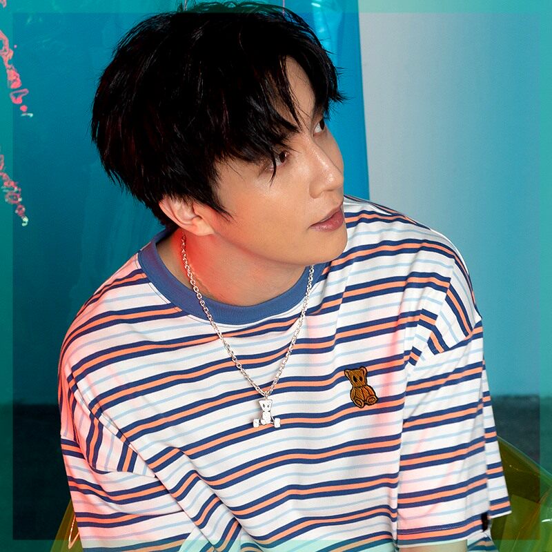 言逊dangerouspeople薛之谦dsp木偶纸袋镀银潮流同款项链项链