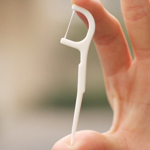 小鹿妈妈牙线超细剔牙线签家庭装牙签一次性牙线棒足足700支 包邮