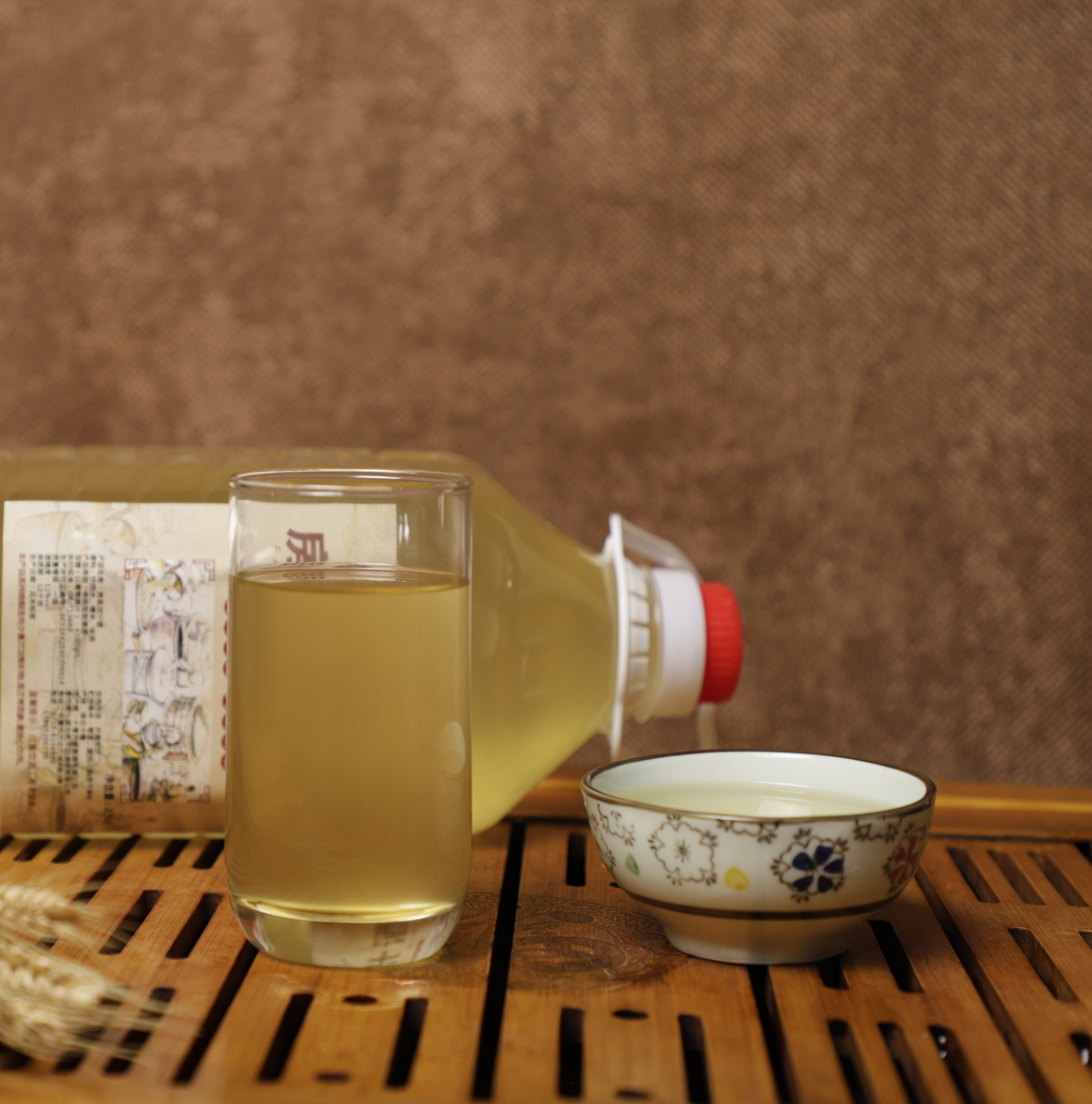 十堰房县黄酒 纯糯米酿造酒 半甜型老米酒甜酒 洑汁 5斤 桶装