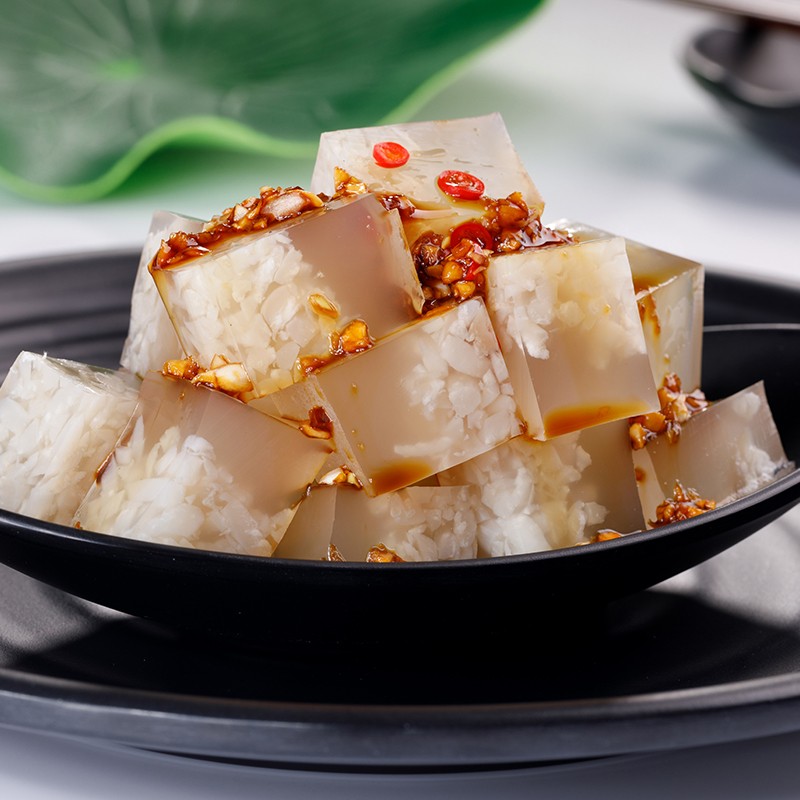 皮冻猪皮冻纯手工特产无胶水晶皮凉拌菜3斤自制皮冻肉