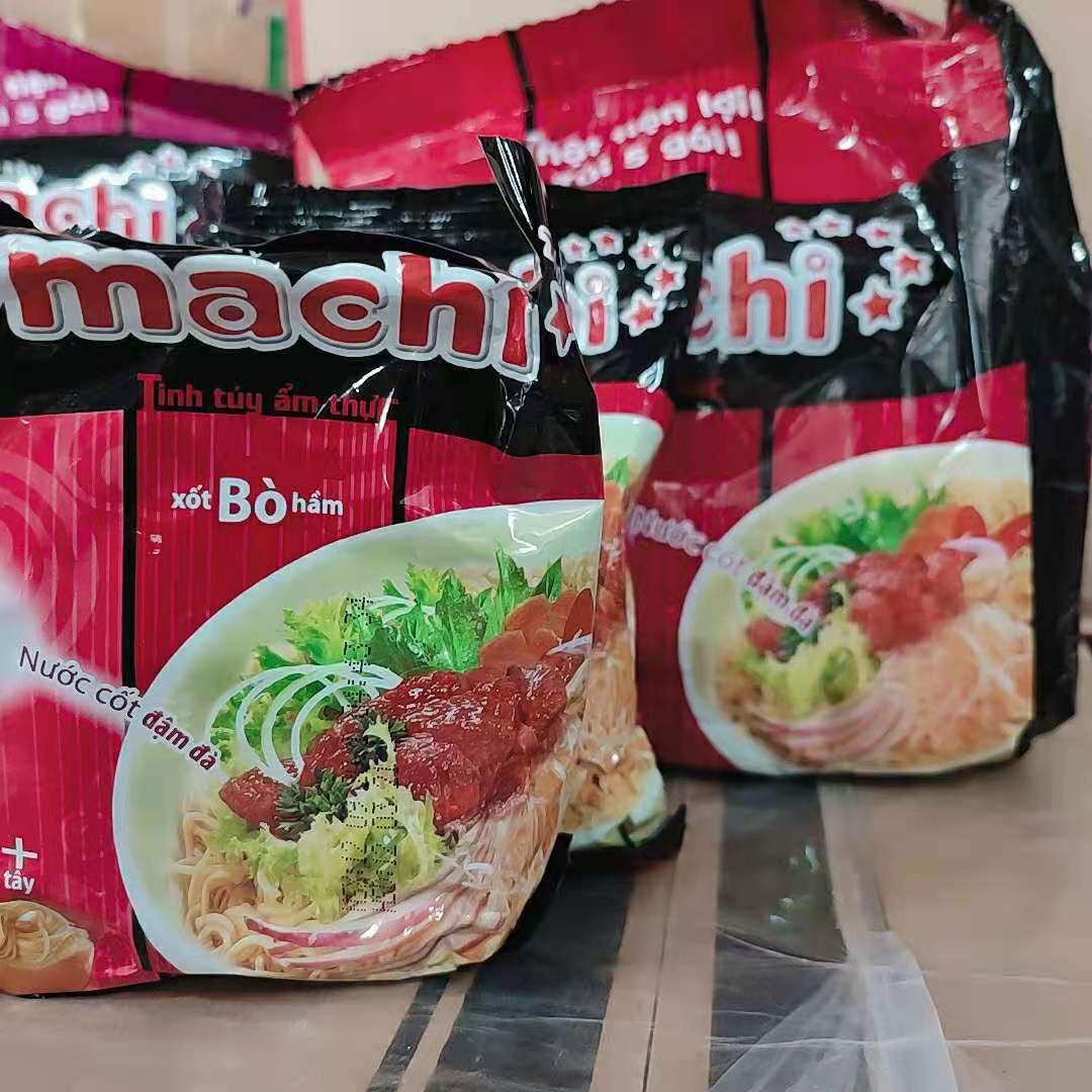 泡面整箱越南omachi方便面牛肉面速食快餐80g30袋冲泡方便面