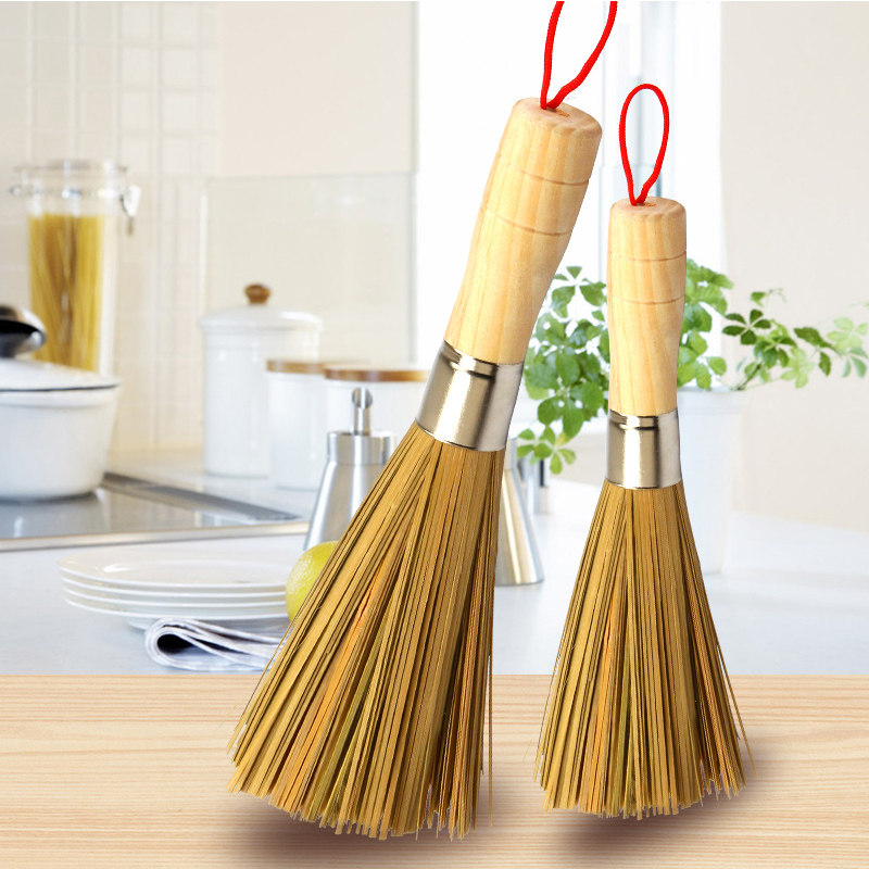 刷锅神器家用竹刷厨房清洁洗锅神器刷碗懒人洗碗神器锅刷除垢油污